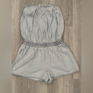 SUNDAY BEST ARITZIA CHAMBRAY SHORTS ROMPER. STRAPLESS. Washed but never worn.